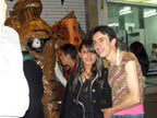 Posando para la foto