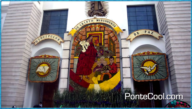 Atrio de la Catedral de Ambato - Diseño Discipulos de Cristo misioneros de paz