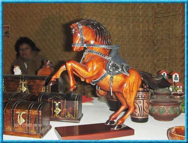 Deslumbrante figura artesanal inspirada en la majustuosidad del caballo