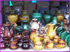 Piezas de barro al horno
