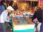 El tradicional futbolin