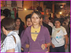 Visitantes de la feria