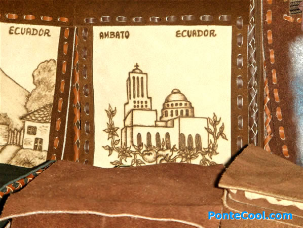 Elaboración de la Catedral de Ambato utilizando el cuero