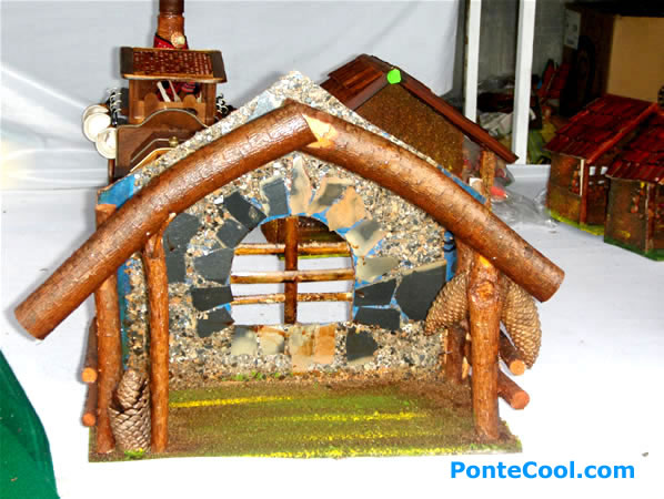 Hermoso pesebre elaborado en cerámica