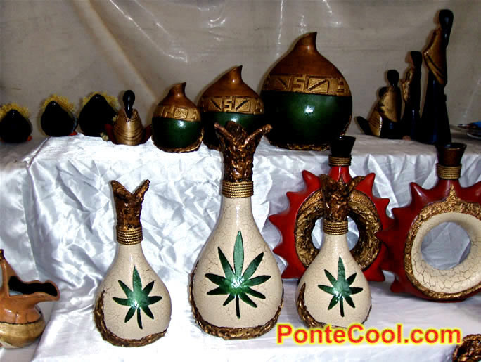 Hermosas botellas de ceramica