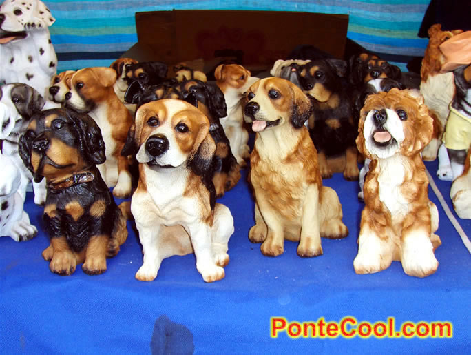 Hermosos perritos de barro