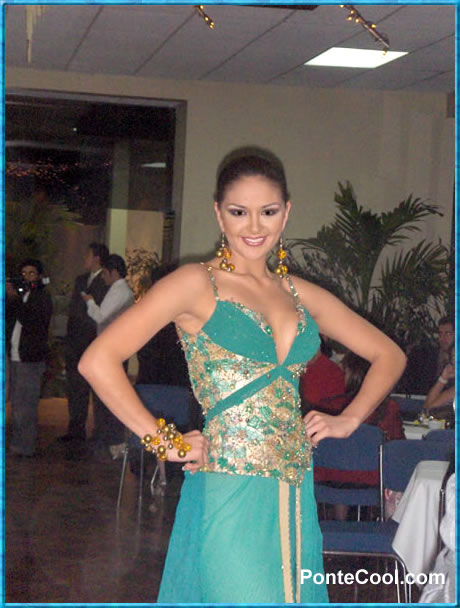 Candidata a Miss Ecuador 2008