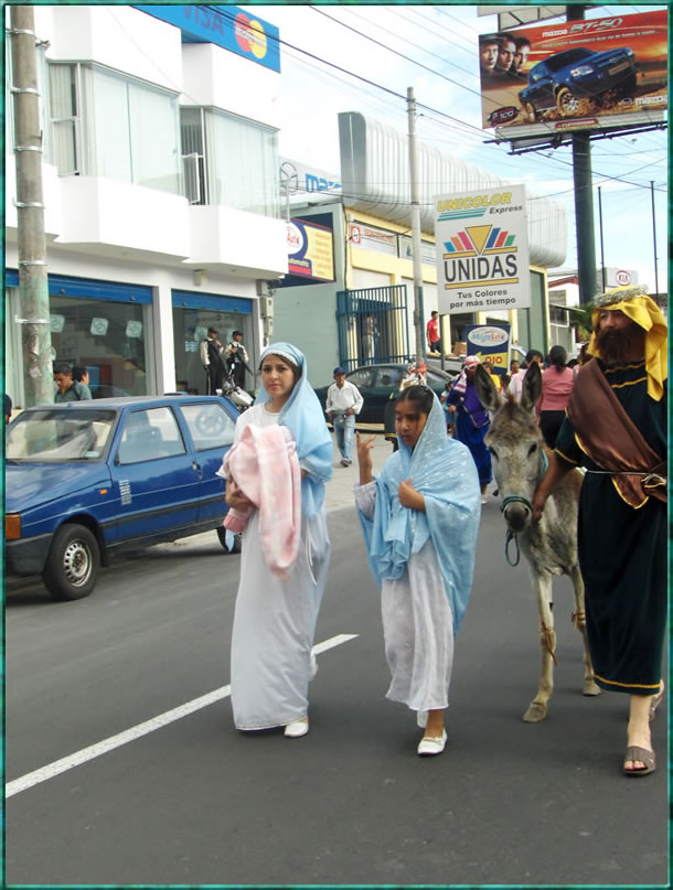 Representación de la Sagrada Familia