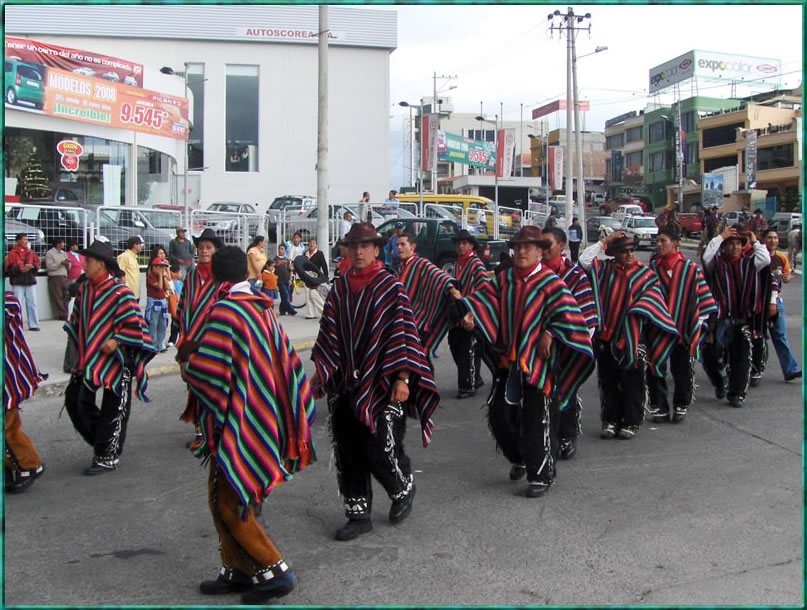 El típico chagra también estuvo presente en el pase del Niño