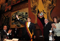 Rafael Correa en la Asamblea