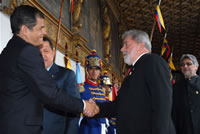 Rafael Correa y Lula da Silva