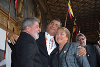 Michelle Lula y Rafael