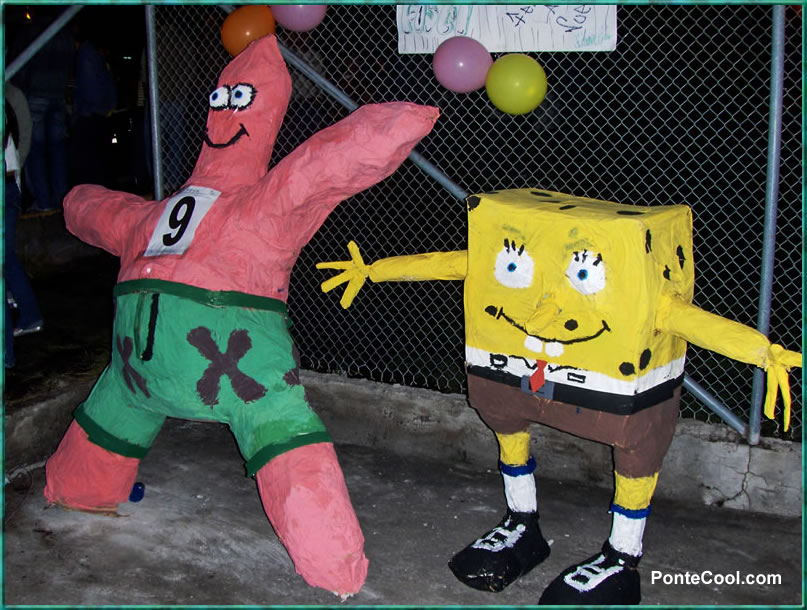 Representacion de la serie televisiva Bob Esponga